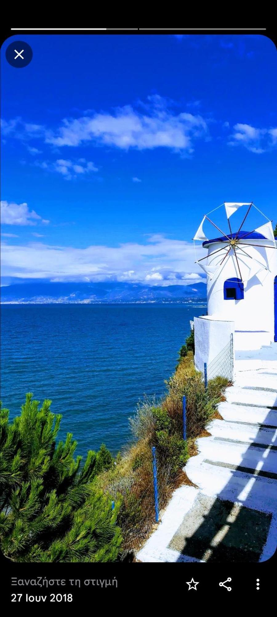 Koralli Sea View Hotel Kato Achaḯa Bagian luar foto