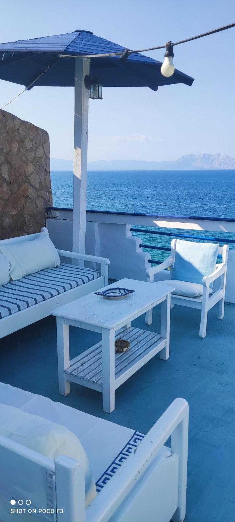 Koralli Sea View Hotel Kato Achaḯa Bagian luar foto